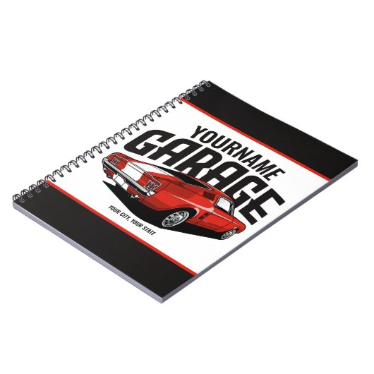 Aangepaste spierkraan 1967 Roodspoeling Notitieboek (Linkerzijde)