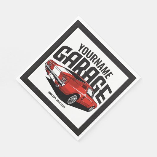 Aangepaste spierkraan 1967 Roodspoeling Servet (Hoek)