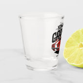 Aangepaste spierkraan 1967 Roodspoeling Shot Glas (Links)