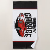 Aangepaste spierkraan 1967 Roodspoeling Strandlaken (Voorkant)