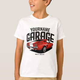 Aangepaste spierkraan 1967 Roodspoeling T-shirt