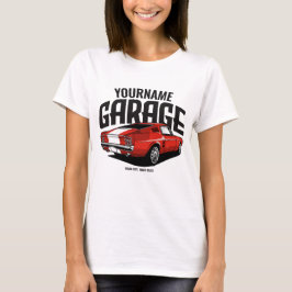Aangepaste spierkraan 1967 Roodspoeling T-shirt