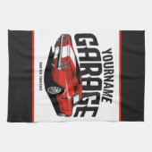 Aangepaste spierkraan 1967 Roodspoeling Theedoek (Horizontaal)