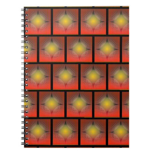 Aangepaste spiraal foto Notitieboek op Zazzle (Voorkant)