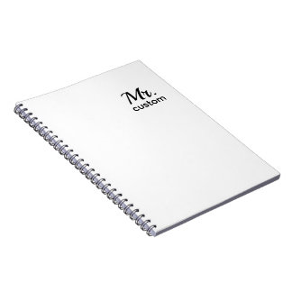 Aangepaste spiraalnotitieboekje voor foto's – Mr.  Notitieboek