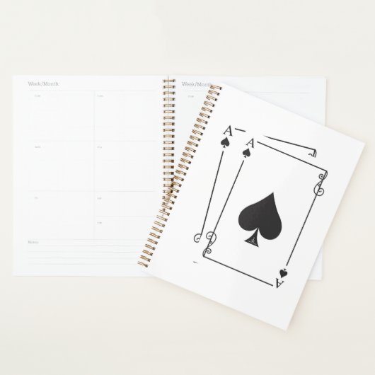 Aangepaste spiraalplanner | Minimaal esthetisch we Planner (Display)