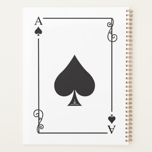 Aangepaste spiraalplanner | Minimaal esthetisch we Planner (Achterkant)