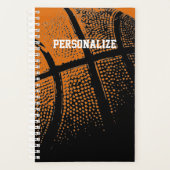 Aangepaste spiraalplanner voor basketballer en coa planner (Voorkant)