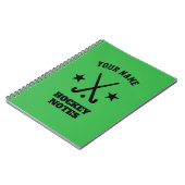 Aangepaste spiraalplanner voor hockeycoach notitieboek (Linkerzijde)