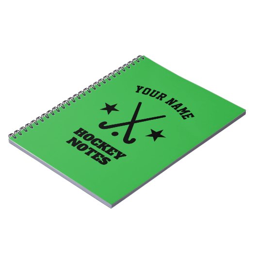 Aangepaste spiraalplanner voor hockeycoach notitieboek (Linkerzijde)