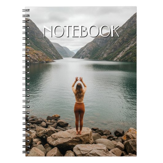 Aangepaste Spiral Foto en Tekst Notitieboek (Voorkant)