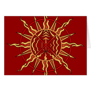 Aangepaste spirituele kaart standaard art First Na