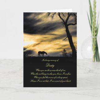 Aangepaste Spirituele kaart voor paardensympathie