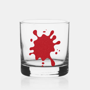 Aangepaste Splash Accent Rocks Glass Whisky Glas