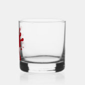 Aangepaste Splash Accent Rocks Glass Whisky Glas (Links)