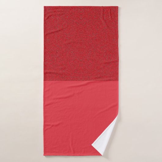 Aangepaste split-design gespikkelde bovenkant badh badhanddoek (Badhanddoek)