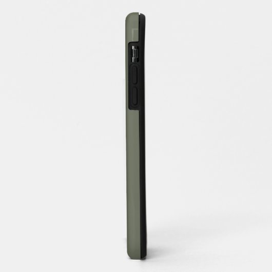 Aangepaste split mat + getextureerde groene iPhone Case-Mate iPhone Case (Achterkant/links)