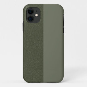 Aangepaste split mat + getextureerde groene iPhone Case-Mate iPhone Case