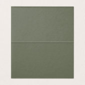Aangepaste split mos groen gevouwen Kaart (Binnenkant ongevouwen)