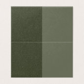 Aangepaste split mos groen gevouwen Kaart (Buitenkant ongevouwen)