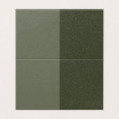 Aangepaste Split Moss Groene Tent Gevouwen Kaart (Buitenkant ongevouwen)