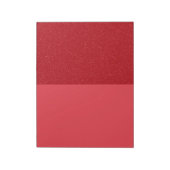 Aangepaste split notitieblok in Tomaat Rood Duo (Linkerzijde)