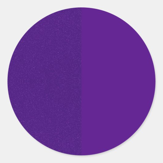 Aangepaste Split Paarse ronde Sticker – Ruis & Sol (Voorkant)