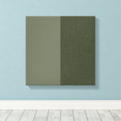 Aangepaste Split Textured Moss Canvas - Licht & Do (Insitu (Houten vloer))