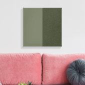 Aangepaste Split Textured Moss Canvas - Licht & Do (Insitu (Woonkamer))