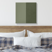 Aangepaste Split Textured Moss Canvas - Licht & Do (Insitu (Slaapkamer))