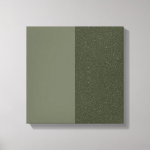 Aangepaste Split Textured Moss Canvas - Licht & Do Afdruk