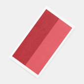 Aangepaste split tomaat rode papieren servetten (Hoek)