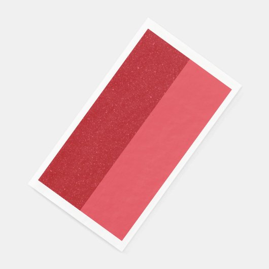 Aangepaste split tomaat rode papieren servetten (Hoek)