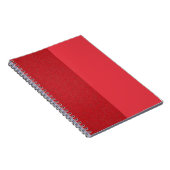 Aangepaste Split Tomaat Rode Spiraal Foto Notitieb Notitieboek (Rechterzijde)