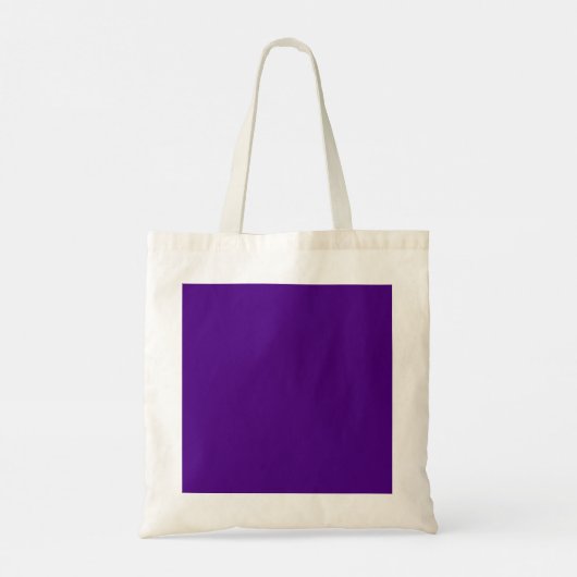 Aangepaste Split-Tone Paarse Canvas Canvas tas (Achterkant)