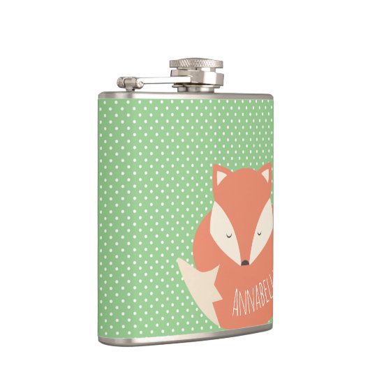 Aangepaste spoeldienst voor vossen met groene pols heupfles (Rechts)