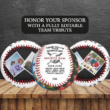 Aangepaste Sponsor Bedankt Cadeau met Team Foto's