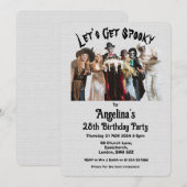 Aangepaste Spooky Halloween Verjaardag Kostuumfees Kaart (Voorkant / Achterkant)