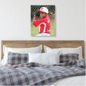Aangepaste sporingsspeler Athlete Foto Wrapped Can Canvas Afdruk (Insitu (Slaapkamer))