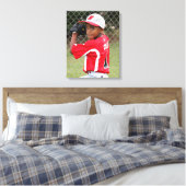 Aangepaste sporingsspeler Athlete Foto Wrapped Can Canvas Afdruk (Insitu (Slaapkamer))