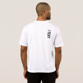 Aangepaste sport achterafdrukken Mannen moderne Sj T-shirt (Achterkant volledig)