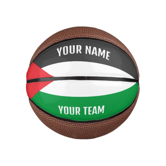 AANGEPASTE SPORT BASKETBALL PALESTINE BASKETBAL (Voorkant)