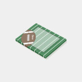 Aangepaste sport Football Post Het Notities Gift Post-it® Notes (Schuin)