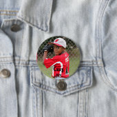 Aangepaste Sport Foto Speler Naam en Jaar Button (In situ)