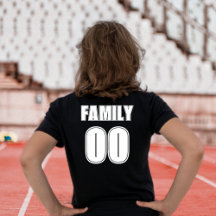 Aangepaste sport jersey - Family Support Sectie