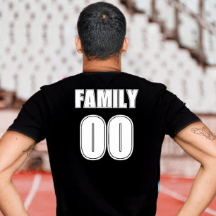 Aangepaste sport jersey - Family Support Sectie T-shirt
