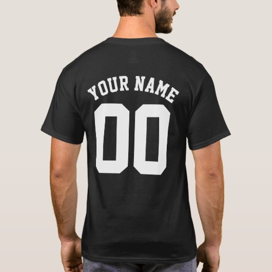 Aangepaste sport Jersey T-Shirt (Achterkant)