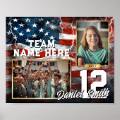 Aangepaste Sport Memory Mate Sjabloon Amerikaanse Poster (Voorkant)