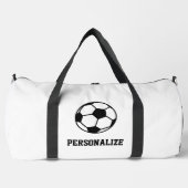 Aangepaste sport plunjezak met voetbal logo (Voorkant)