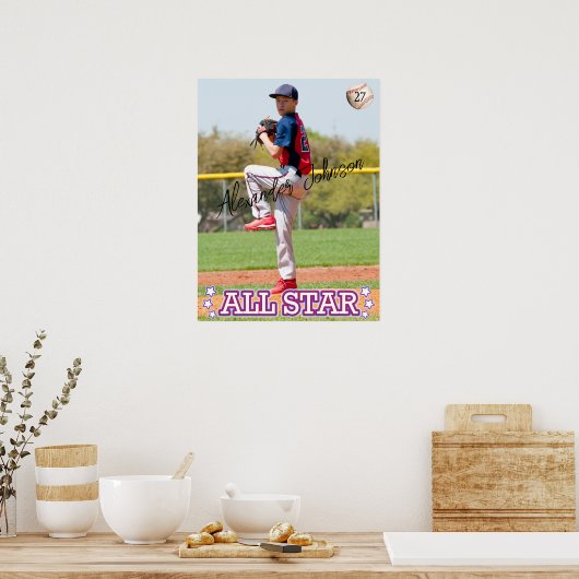 Aangepaste sport Poster 001 (Keuken)